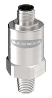 BANNER ENGINEERING PGPS15PSIG-C-I-Q Pressure Transmitter, IP67, Stainless Steel Cell, Gauge, NPT Male, 0 psi, 15 psi, 1/4"-18