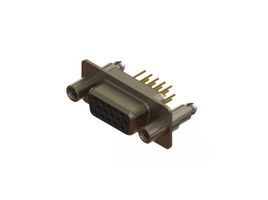 EDAC 638-M15-230-BN6 D Sub Connector, High Density, Receptacle, 638M Series, 15 Contacts, DE, Solder