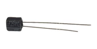 PANASONIC ECEA1EKS220 Capacitor Electrolítico, 22 µF, 25 V, ± 20%, Pin de PC, 1000 horas a 85°C, Polar