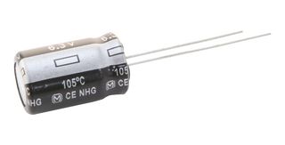 PANASONIC EEUHD1E472 Electrolytic Capacitor, 4700 µF, 25 V, ± 20%, PC Pin, 2000 hours @ 105°C, Polar