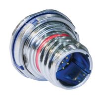 GLENAIR 805-003-12M18-5SD Circular Connector, Mighty Mouse 805 Series, Wall Mount Receptacle, 5 Contacts, Crimp Socket