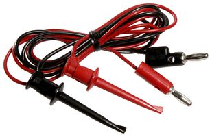 FLUKE TL940 Juego de Cables de Prueba, de Pinza de Gancho a Banana Macho de 4mm, 60 V, 5 A, 900 mm, 2 Cables