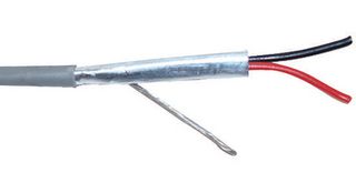 BELDEN 5200FE 0081000 Multiconductor Cable, Security Audio, Shielded, 2 Conductor, 16 AWG, 1000 ft, 304.8 m
