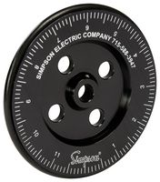 SIMPSON 46007 Measuring Wheel, SE Quadrature Dual Shaft Encoders, 12", 70 A