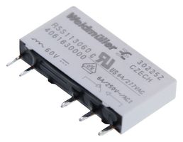 WEIDMULLER 4061630000 Relevador de Potencia, SPDT, 60 VDC, 6 A, Serie TERM, Carril DIN