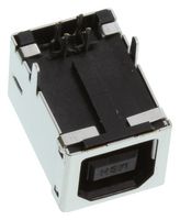 MOLEX 67068-8010 Conector USB, USB Tipo B, USB 2.0, Receptáculo eléctrico, 4 Posiciones, Through Hole, Right Angle