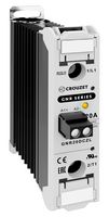 CROUZET GNR20DCZL Solid State Relay, 20 A, 280 VAC, DIN Rail, Screw, Zero Crossing