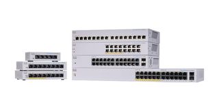 CISCO SYSTEMS CBS110-16T-NA Switch, 16 Ports, Industrial, Unmanaged Gigabit Ethernet, Rack, RJ45 x 16, 10Mbps, 100Mbps, 1Gbps
