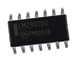 ONSEMI LM2902DR2G Operational Amplifier, Quad, 4 Channels, 1 MHz, 0.6 V/µs, 3V to 32V, SOIC, 14 Pins
