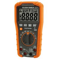 KLEIN TOOLS MM600 DMM Functions:AC/DC Current, AC/DC Voltage, Capacitance, Conductance, Frequency, Resistance, Temperature