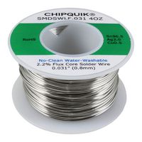 CHIP QUIK SMDSWLF .031 4OZ Solder Wire, No Clean, Lead Free, 0.31 " Diameter, 4 oz Weight