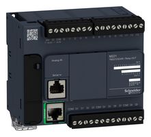 SCHNEIDER ELECTRIC TM221CE24R PLC, Modicon™ M221 Series, 14 Sink / Source Inputs, 10 Relay Outputs, 100 to 240 Vac, Ethernet