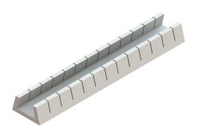 ESSENTRA COMPONENTS SPGS-2 Grommet, Serrated Edging, PE (Polyethylene), 1.8 mm