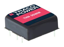 TRACO POWER THN 30-2413WIR Isolated Through Hole DC/DC Converter, Railway, DIP, 4:1, 30 W, 1 Output, 15 V