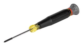 KLEIN TOOLS 6222 Screwdriver, Precision, Phillips, #00, 5.5" OAL, 2" Blade, Steel