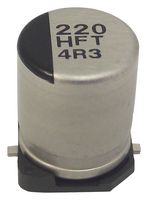 PANASONIC EEEFT1V681UP Capacitor Electrolítico de Aluminio SMT, Lata Radial - SMD, 680 µF, 35 V, 0.06 ohm