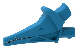 CAL TEST ELECTRONICS CT4501-6 Pinza de Cocodrilo, Mordaza Máxima de 1.2", 3.6" Longitud, 20 A, 1500 V, Azul, Serie CT4501