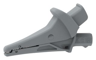 CAL TEST ELECTRONICS CT4501-8 Pinza de Cocodrilo, Mordaza Máxima de 1.2", 3.6" Longitud, 20 A, 1500 V, Gris, Serie CT4501