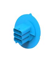TE CONNECTIVITY 1-2373799-9 Carcasa de Conector, Tapa, Azul , PA66-GF, Power Versa-Lock Series, 9 Posiciones, 5 mm