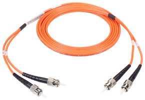 BLACK BOX EFN110-002M-STST Cable de Fibra Óptica, Multimodo, 62.5µm / 125µm, ST Dúplex a ST Dúplex, 2 m