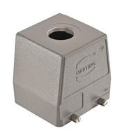 HARTING 19300320429 Conector Uso Rudo, Capucha, Entrada Superior, Cuerpo de Aluminio, 2 levas, 32B