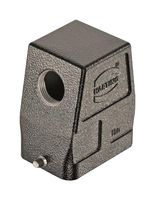 HARTING 19370060546 Conector Uso Rudo, Capucha, Entrada Lateral, Cuerpo de Aluminio, 1 Leva, 6B