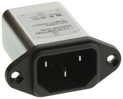 SCHAFFNER - TE CONNECTIVITY FN9222R-10-06 Filtered IEC Power Entry Module, IEC C14, General Purpose, 10 A, 250 VAC