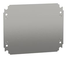 SCHNEIDER ELECTRIC NSYMM3025 Placa, Montaje, Acero Galvanizado, Alojamientos de las Series CRN, CRS, 125 mm, 200 mm