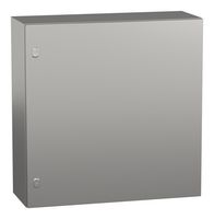 SCHNEIDER ELECTRIC NSYS3X8830 Metal Enclosure, Wall Mount, Stainless Steel, 800 mm, 800 mm, 250 mm, IP66