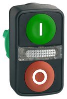 SCHNEIDER ELECTRIC ZB5AW7A3741 Switch Actuator, XB5 Series Illuminated Double-Headed Pushbutton Switches, Harmony XB5 Series