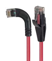 L-COM TRD695RA6RD-15 Cable Ethernet, Cat6, RJ45 90° Macho a RJ45 Macho, UTP (par trenzado sin blindaje), Rojo, 4.6 m