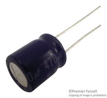 PANASONIC ECEA0JN471X Electrolytic Capacitor, 470 µF, 6.3 V, ± 20%, Radial Leaded, 2000 hours @ 85°C