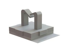 ESSENTRA COMPONENTS MWSB-1-01A-RT Sujetador, Abrazadera para Cable con Base Adhesiva, Nylon 6.6 (Polyamide 6.6), Natural, 9.5 mm