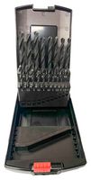 MULTICOMP PRO MP013269 Juego de Brocas Helicoidales, HSS, 19pz 1/1.5/2/2.5/3/3.5/4/4.5/5/5.5/6/6.5/7/7.5/8/8.5/9/9.5/10mm