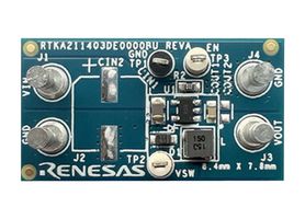RENESAS RTKA211403DE0000BU Tarjeta de Evaluación, RAA211403, Regulador CD/CD Reductor, Gestión Energía -Regulador Voltaje