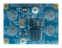 RENESAS RTKA211803DE0000BU Tarjeta de Evaluación, RAA211803, Regulador CD/CD Reductor, Gestión Energía -Regulador Voltaje