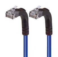 L-COM TRD815RA5BL-20 Cable Ethernet, Cat 5e, RJ45 90° Macho a RJ45 90° Macho, UTP (par trenzado sin blindaje), Azul