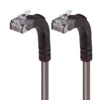 L-COM TRD815RA5GRY-2 Cable Ethernet, Cat 5e, RJ45 90° Macho a RJ45 90° Macho, UTP (par trenzado sin blindaje), Gris