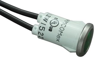 WAMCO WL-1090D5-12V Lampara Incandescente, Conexión de Cable, 12.7 mm, 80 mA, 12 V