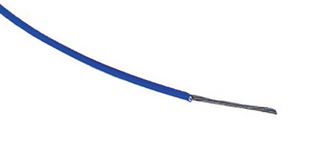 BELDEN 83005 006100 Cable, Conexión, Alta Temp., PTFE (Politetrafluoroetileno), Azul, 22 AWG, 7 x 30AWG, 100 ft
