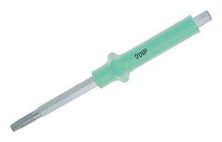 WIHA 28911 Screwdriver Blade, Interchangeable, IP20 Torx Plus, 5.12" Length, Steel, TorqueFix T-Handle