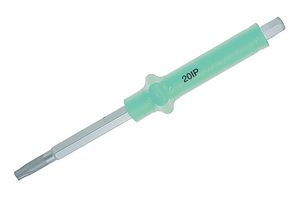 WIHA 28912 Screwdriver Blade, Interchangeable, IP25 Torx Plus, 5.12" Length, Steel, TorqueFix T-Handle