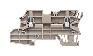 WEIDMULLER 1143050000 Bloque de Terminal c/Montaje en Riel DIN, De Paso, 3 Posiciones, 26 AWG, 12 AWG, 4 mm², Tornillo