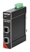 N-TRON 1000-POE+ Interruptor, Inyector Gigabit, 2 Puertos, Industrial, Gigabit Ethernet, Rail DIN, RJ45 x 2, 1Gbps