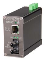 N-TRON 102MC-ST Convertidor de Medios, Industrial, N-TRON, 102MC, 100BaseFX, Multimodo, 10 a 30 Vcd, 2 Puertos, ST