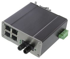 N-TRON 105FX-ST Interruptor, 5 Puertos, Industrial, Gigabit Ethernet no Gestionado, Rail DIN, 4 x RJ45, 1 x ST