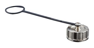 AMPHENOL LTW CAP-WACMSPC2 Dust Cap / Cover, Dust Cap with Rubber Lead, Amphenol LTW Circular Plug Connectors, Metal Body