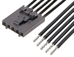 MOLEX 216271-1050 Conjunto de Cable, SL Hembra a Extremo Libre, 5 Posiciones, 2.54 mm, 1 Hilera, 50 mm, 2 "