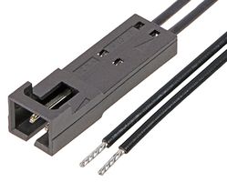 MOLEX 216273-1024 Conjunto de Cable, SL Macho a Extremo Libre, 2 Posiciones, 2.54 mm, 1 Hilera, 600 mm, 23.6 "