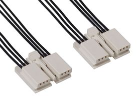 MOLEX 216330-1062 Cable Assembly, EdgeLock Receptacle to EdgeLock Receptacle, 6 Positions, 2 mm, 1 Row, 150 mm
